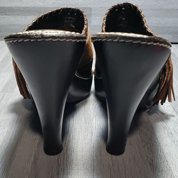 Coach Tan Katryna brown suede Mules - Picture 4 of 6